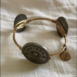 Bourbon & Bowties gold wire bracelet.